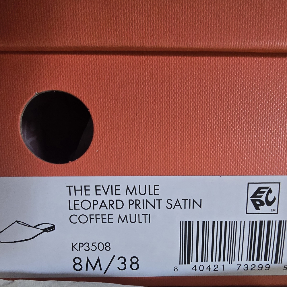 Size 8! Katy Perry Collections Evie Mule in Coffee Multi - Picture 3 of 7